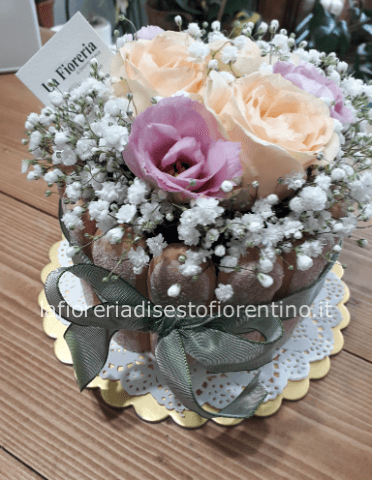 Torta fiorita medium