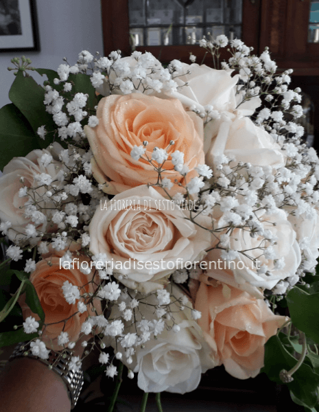 Bouquet nuvola di rose